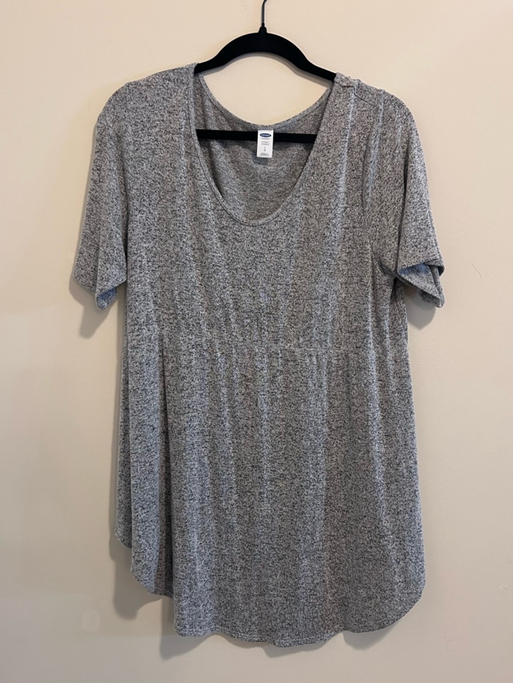 Old Navy‎ Heather Gray Maternity Scoop Neck Tunic